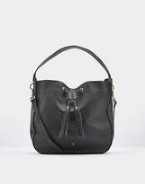 Thumbnail for your product : Joules Beau Leather Shoulder Bag in Black in One Size