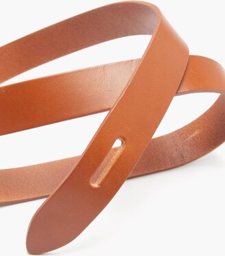 Isabel Marant Lecce Leather Belt - Tan