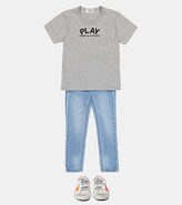 Thumbnail for your product : Comme des Garcons Play Kids Play logo cotton T-shirt