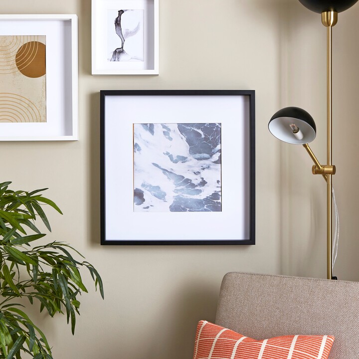 Dunelm Shadow Box Black Square Photo Frame Black ShopStyle