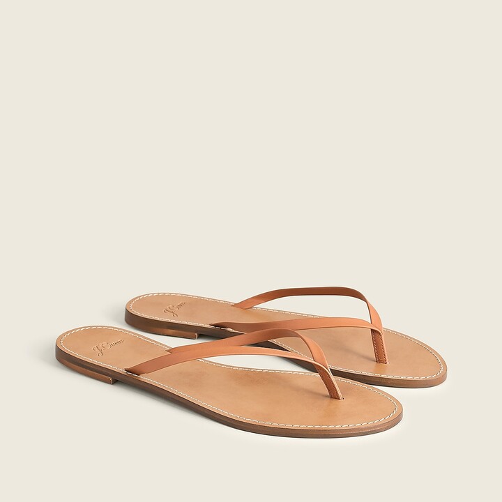 J.Crew Capri sandals in leather - ShopStyle