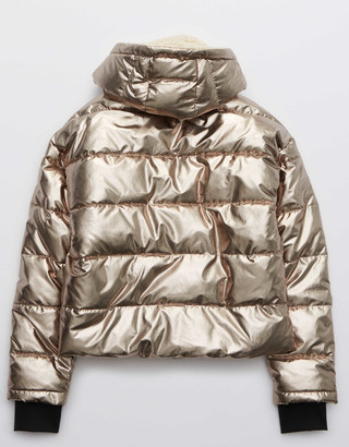 aerie OFFLINE Sherpa Lined Puffer Jacket
