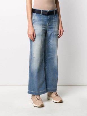 Jacob Cohen Cropped Bell-Flare Jeans