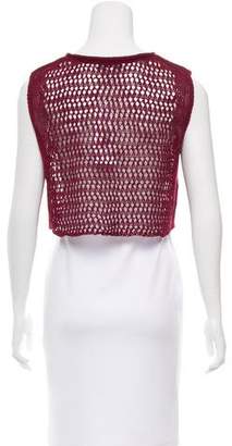 Elizabeth and James Open Knit Crop Sweater w/ Tags