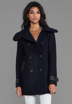 Thumbnail for your product : Mackage Patricia Flat Wool Coat