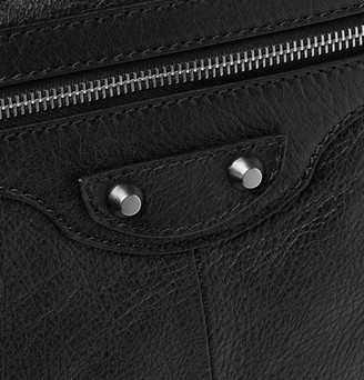 Balenciaga Arena Textured-Leather Tote Bag