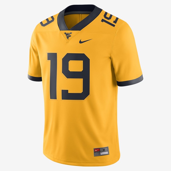 Nike Men's Football Jersey College DriFIT Game (West Virginia