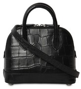 Thumbnail for your product : Balenciaga Xxs Ville Croc Embossed Leather Bag