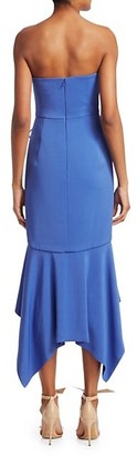 Jonathan Simkhai Star Embellished Crepe Bandeau Dress