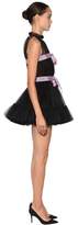 Thumbnail for your product : Brognano RUFFLED TULLE MINI DRESS W/ BOWS