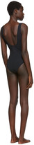 Thumbnail for your product : Rudi Gernreich Black Plunge One-Piece Swimsuit