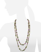 Thumbnail for your product : A-Z Collection Double Beaded Long Chain Necklace