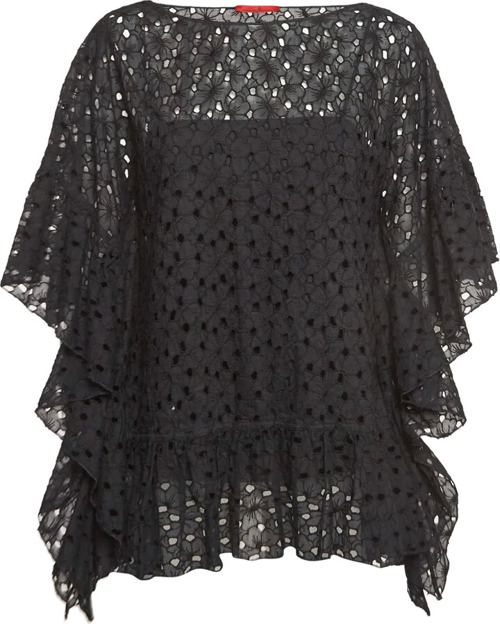 Carolina Herrera Vintage Pre-Owned Floral-Lace Top