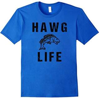 Hawg Life Largemouth Bass Fisherman Gifts Funny Cool T Shirt