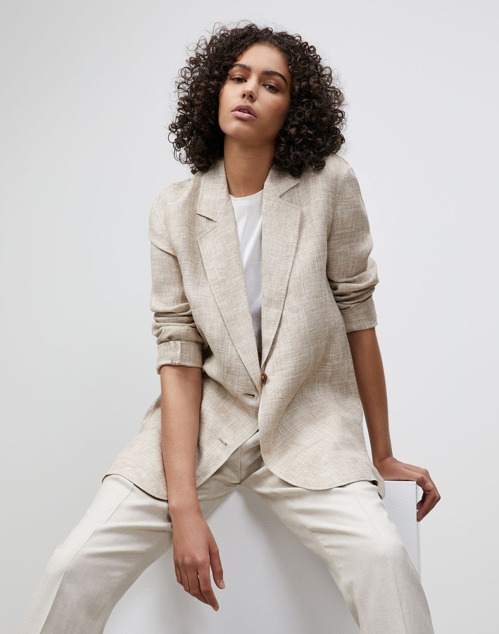 unlined blazer womens