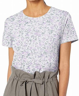Lucky Brand Womens Floral Allover Printed Tee