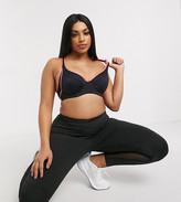 Thumbnail for your product : Dorina Plus Size Spirit high impact wired sports bra in black