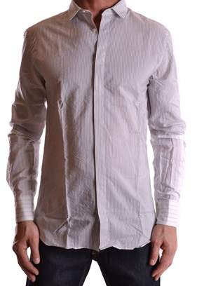 Neil Barrett Men's Grey Cotton Shirt.