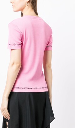 Alyx stripe-detail short-sleeve T-shirt