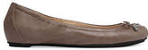 Thumbnail for your product : Jessica Simpson Melikah Square Toe Ballet Flats With Bow In Soft Grey Leather