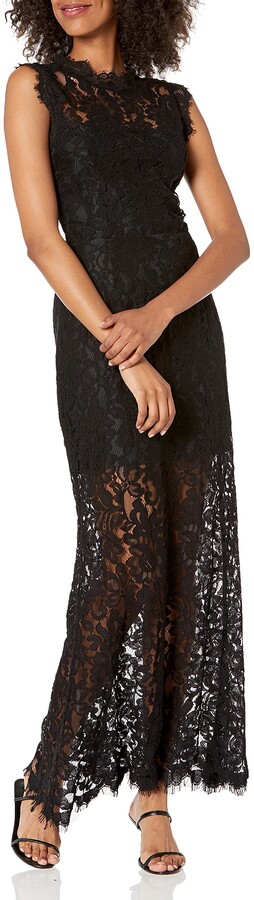 bb dakota sequin mesh gown
