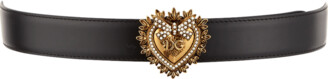 Dolce & Gabbana Devotion Leather Belt