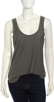 Thumbnail for your product : James Perse Ribbed Slub-Knit Tank Top, Alligator
