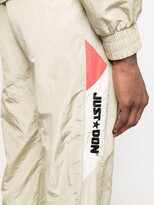 Thumbnail for your product : Just Don Stripe-Side Tech Track Pants