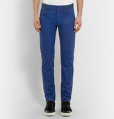 Thumbnail for your product : Alexander McQueen Slim-Fit Coated Denim Jeans