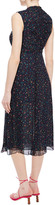Thumbnail for your product : Nicholas Ruched Floral-print Silk-georgette Midi Dress