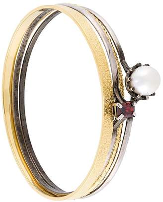 Iosselliani 'Silver Heritage' pearl bracelet set