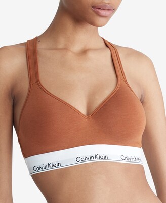 Calvin Klein Women's Modern Cotton Padded Bralette QF1654 - ShopStyle Bras