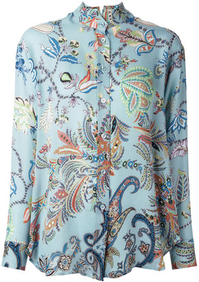 Etro floral print shirt - women - Silk - 42
