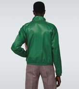 Thumbnail for your product : Gucci Cotton viscose jacket with script