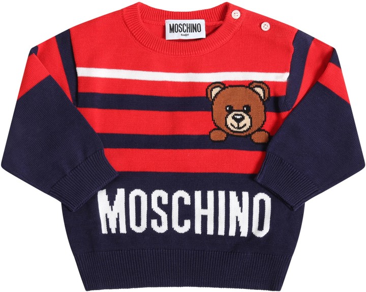 Moschino Maglione Multicolor Per Neonato Con Logo - ShopStyle Girls'  Sweaters