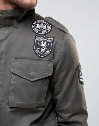 ONLY & SONS Military Jacket With Badges