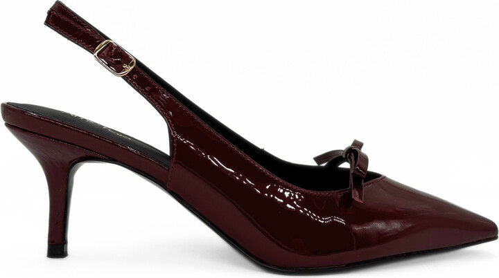 Amie Rafa Georgia Pointy Toe Bow Heels