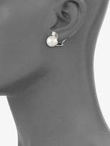 Thumbnail for your product : Majorica 12MM Round White Pearl Stud Earrings