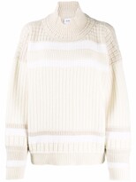 Thumbnail for your product : Barrie Colour-Block Cashmere Jumper