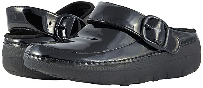 Fitflop Black Patent Leather | Shop the 