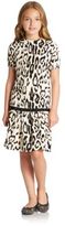 Thumbnail for your product : K.C. Parker Girl's Leopard Print Sweater Dress