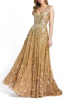 Thumbnail for your product : Mac Duggal Sequin Embellished A-Line Gown