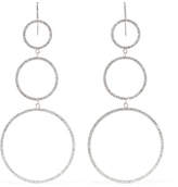 Isabel Marant - Silver-plated Crystal Earrings - one size
