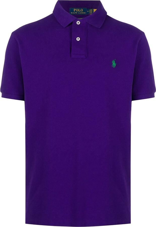 Mens purple ralph lauren polo shirt Clearance
