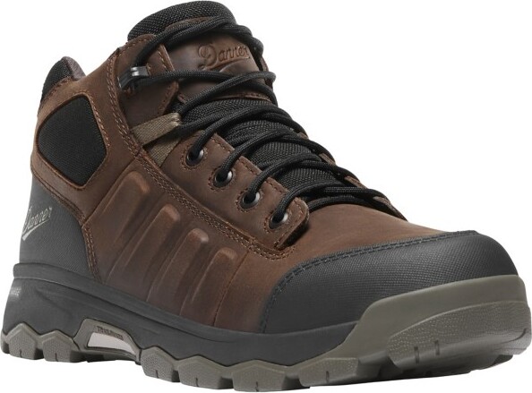 "Men's Danner Wheat Ridge 4.5"" Work Boots Outdoor 10 Brown/Olive"