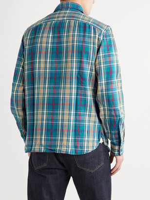 Ralph Lauren RRL Matlock Slim-Fit Checked Cotton-Flannel Shirt