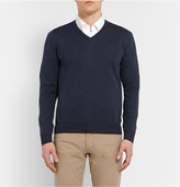 Thumbnail for your product : Canali V-Neck Cotton Sweater