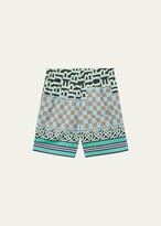 Thumbnail for your product : Burberry Boy's Martie Logo Jersey Mesh Shorts, Size 3-14