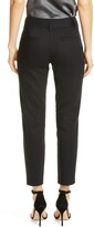Thumbnail for your product : Alice + Olivia Stacey Slim Stretch Cotton Blend Trousers