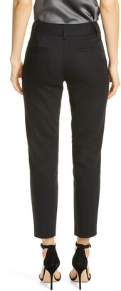 Alice + Olivia Stacey Slim Stretch Cotton Blend Trousers